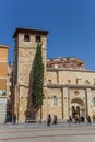 Church of San Juan on the central square of Zamora