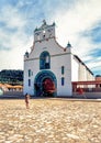 Church of San Juan in the town of San Juan Chamula, Chiapas Royalty Free Stock Photo