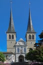 Church of San Leodegar in Korte, Vienna, Austria Royalty Free Stock Photo