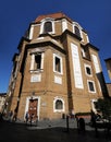 Church of San Lorenzo with the entrance of Cappelle Medicee in Florence.