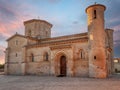 Church of San MartÃÂ­n de Tours, Fromista, romanesque style, 11th century and has been the spiritual rest of the pilgrims on the Royalty Free Stock Photo