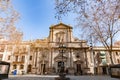 The church of San Miguel del Puerto is located in the Barceloneta neighborhood of Barcelona, Spain