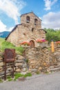 Church of San Miquel in Prats - Andorra Royalty Free Stock Photo