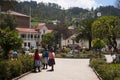 san pedro andahuaylas and historical wather fountain respective