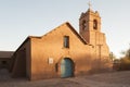 Church of San Pedro de Atacama, Atacama Desert, Chile Royalty Free Stock Photo