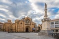 Church San Pedro at the Santa Teresa place in Avila Royalty Free Stock Photo