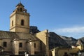 Church of San Pedro in the square of Polop village Royalty Free Stock Photo