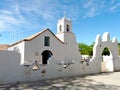 Church of San Pedro 17th century in the heart of the desert, San Pedro de Atacama, Chile Royalty Free Stock Photo