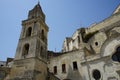 The bell tower of the Church of San Pietro Barisano in Matera, Basilicata - Italy