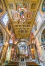 Church of San Silvestro al Quirinale in Rome, Italy. Royalty Free Stock Photo