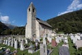 The church of San Virgilio in Pinzolo, Trentino, Italy.