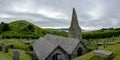 The Church in the Sands - St Enodoc Church near Polzeath, North Cornwall