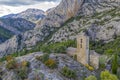 The church of Sant Andreu del Castell de Tona, in the Catalan region of Osona