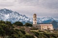 Church at Sant`Antonino in Corsica Royalty Free Stock Photo