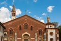 Church Sant Eustorgio Milan Front side Royalty Free Stock Photo