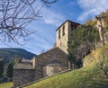 Church of Sant Jaume in Queralbs, Catalonia Royalty Free Stock Photo