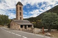 Church of Sant Miquel of Engolasters Royalty Free Stock Photo