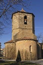 Church of Sant Pol in Sant Joan de les Abadesses, Ripolles, Giro Royalty Free Stock Photo