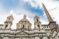 Church of Santa Agnese in Agone in Rome, Italy Royalty Free Stock Photo