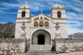 Church of Santa Ana in Maca, Colca Canyon, Peru Royalty Free Stock Photo