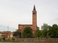 Church of Santa Anastasia in Verona, Italy Royalty Free Stock Photo