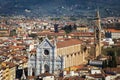Church Santa Croce in Florence Royalty Free Stock Photo