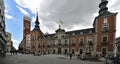 The Church Santa Cruz next to the Plaza Mayor in Madrid, one of the most famous squares of the Royalty Free Stock Photo