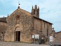 Church of Santa Maria Assunta in Piazza Roma in Monteriggioni, Siena - Italy