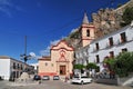 Church of Santa Maria de la Mesa in the White Village of Zahara de la Sierra Cadiz Andalusia Spain Royalty Free Stock Photo