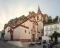 Church of Santa Maria de la Mesa in Zahara de la Sierra, one of the white villages of the Cadiz province in Spain.