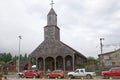 Church of Santa Maria de Loreto at Achao, Quinchao Island, Chile Royalty Free Stock Photo