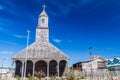 Church of Santa Maria de Loreto in Achao village Royalty Free Stock Photo