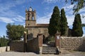 Church Santa Maria del Mercadal Castelnou Royalty Free Stock Photo