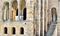 Church of Santa Maria del Naranco, IX century, in Oviedo Asturias, Spain. Royalty Free Stock Photo