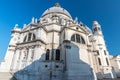 Church of Santa Maria Della Salute side view of Venice Italy