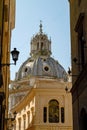 Church of Santa Maria di Loreto in Rome Italy Royalty Free Stock Photo