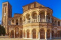 The Church of Santa Maria e San Donato at Murano Island in the venetian archipelago. Venice, Italy Royalty Free Stock Photo