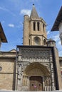 Church of Santa Maria la Real, Sanguesa, Royalty Free Stock Photo