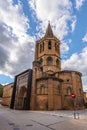 Church of Santa Maria la Real in town of Sanguesa Royalty Free Stock Photo