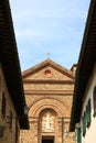 Church of Santa Maria in Panzano in Chianti near Florence. Royalty Free Stock Photo