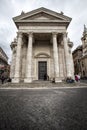 Church Santa Maria. Piazza del Popolo. Rome, Italy Royalty Free Stock Photo