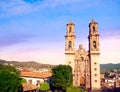 Church of Santa Prisca in Taxco, Mexico Royalty Free Stock Photo