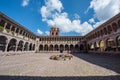 Church of Santo Domingo, Coricancha,Cusco, Peru,Build on ruins of Incan Temple. Royalty Free Stock Photo