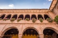 Church of Santo Domingo, Coricancha,Cusco, Peru,Build on ruins of Incan Temple. Royalty Free Stock Photo