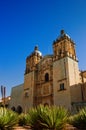 Church of Santo Domingo de Guzman. Oaxaca, Mexico Royalty Free Stock Photo