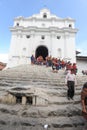 Church of Santo Tomas at Chichicastenango Royalty Free Stock Photo