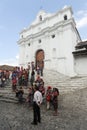 Church of Santo Tomas at Chichicastenango Royalty Free Stock Photo
