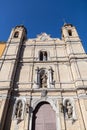 The church of Santo Tomas de Aquino, is an 18th century baroque churchÃ located in Zaragoza, Spain Royalty Free Stock Photo