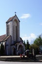 The church of Sapa-Viet Nam Royalty Free Stock Photo