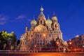 Church of the Savior on Blood, Saint-Petersburg, Russia Royalty Free Stock Photo